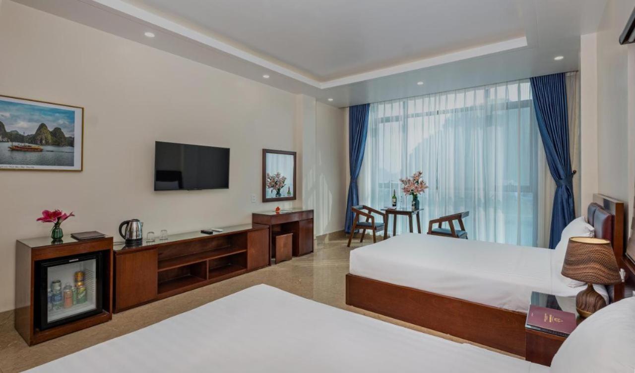 Aroma Cat Ba Sea View Hotel Chan Chau Kültér fotó