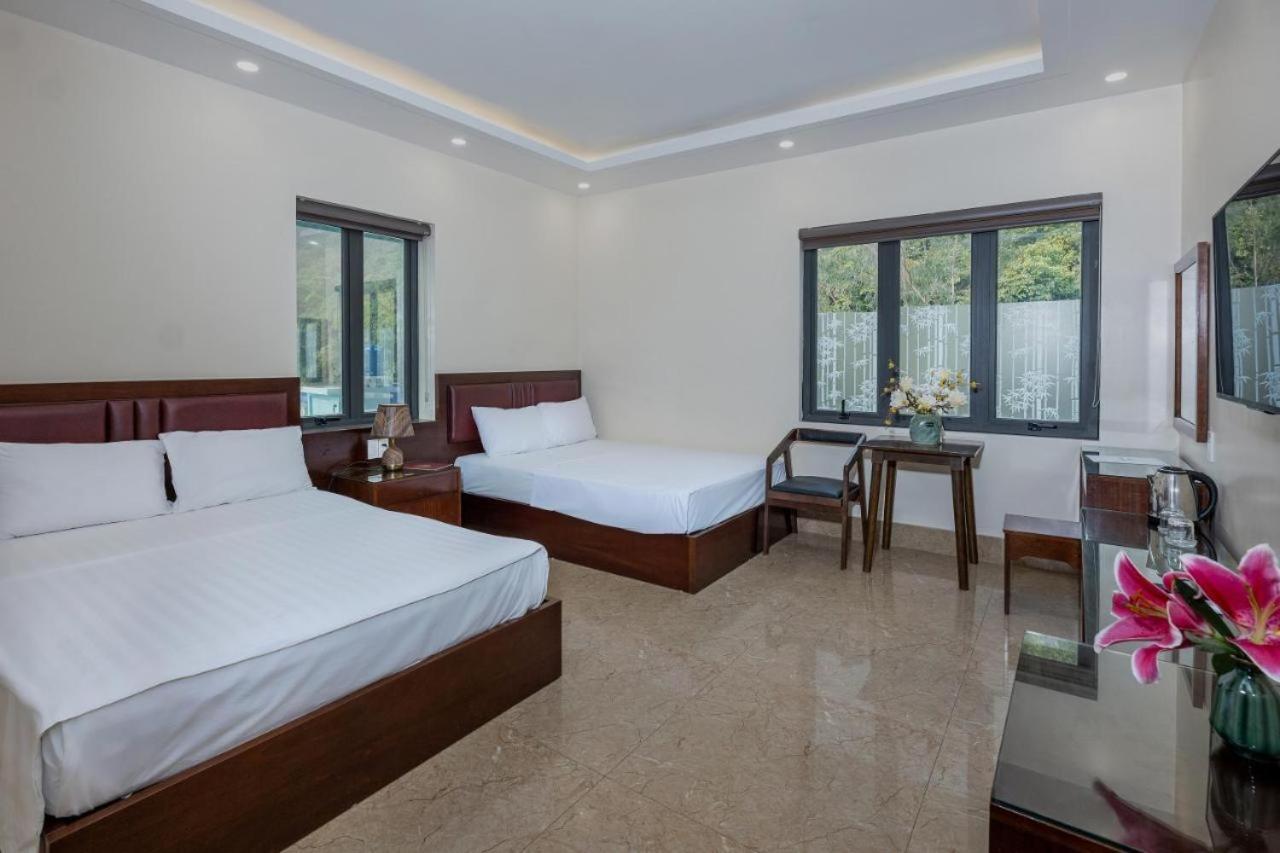 Aroma Cat Ba Sea View Hotel Chan Chau Kültér fotó