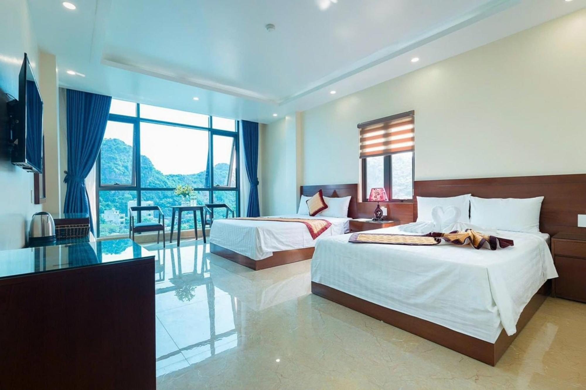 Aroma Cat Ba Sea View Hotel Chan Chau Szoba fotó
